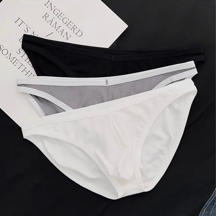 Quần Lót Nam Tam Giác Bikini GTOPX MAN Thun Lạnh Sọc Gân