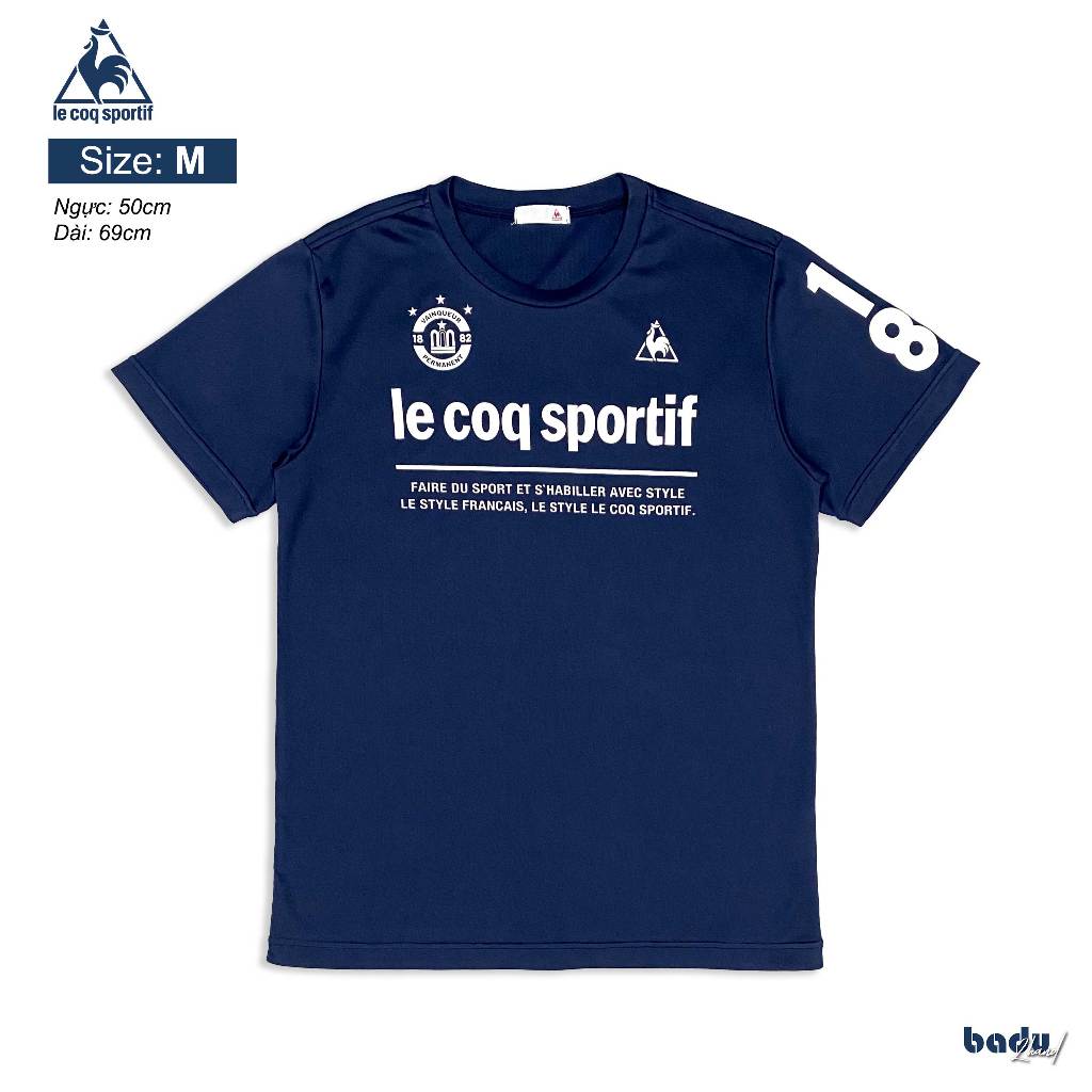 Áo thun Le Coq Sportif 2hand size M | Màu xanh
