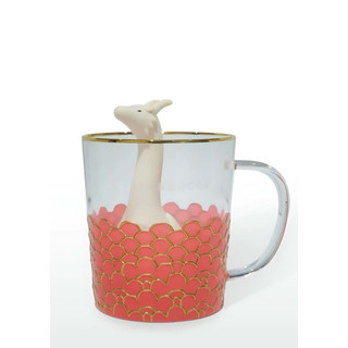 SET STARBUCK CỐC THUỶ TINH 14OZ (473ML) & LỌC TRÀ DRAGON PATTERN