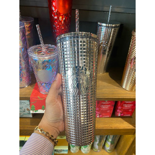 LY STARBUCKS COLD CUP 24OZ (710ML) màu Bạc - Silver [CHÍNH HÃNG]