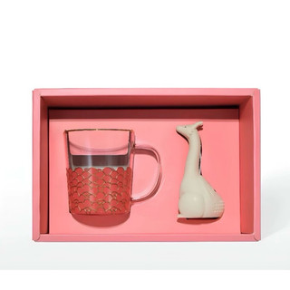 SET STARBUCK CỐC THUỶ TINH 14OZ (473ML) & LỌC TRÀ DRAGON PATTERN
