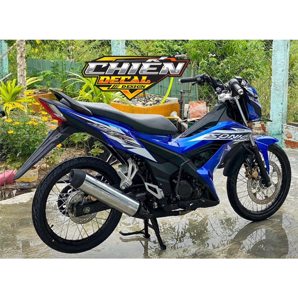 Tem rời Sonic 150cc mẫu Tem xanh gp trắng