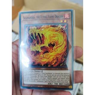 [Yugioh Funny Shop] 1 lá thẻ bài Salamandra, the Flying Flame Dragon - MZMI-EN002 - Super Rare 1st Edition