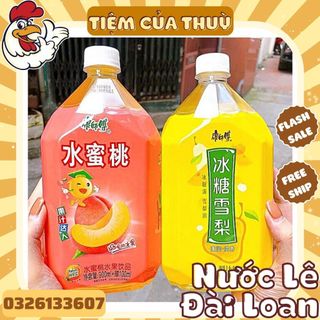 Nước Lê Đài Loan Trưng Đường Phèn, Nước Ép Lê , Đào, Nước Ép Hoa Quả Kangshifu Chai 1000ML