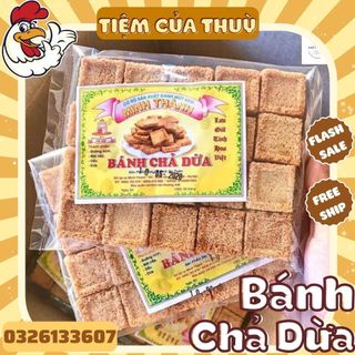 Bánh chả dừa gia anh gói 20 miếng - bánh chả dừa nướng truyền thống, tiệm ăn vặt thuỳ bùi