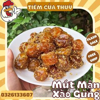 500g mứt mận xào gừng chua ngọt, mận xào dẻo thơm ngon, ô mai - mứt tết