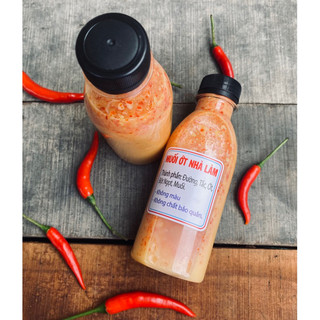 Muối ớt đỏ Homemade (chai 220ml) - Nước chấm Siêu Ngon