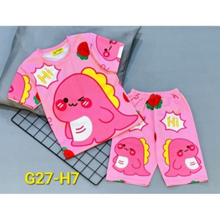 MÃ G27 SIZE 21-42KG BỘ NGỐ BÉ GÁI THUN LẠNH 3D