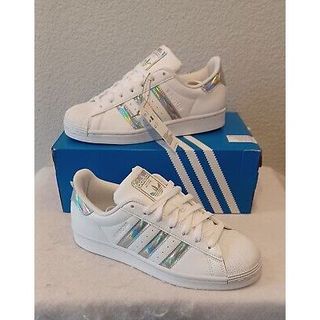[Chính Hãng] Giày Adidas Superstar Hologram Thể Thao Thời Trang Màu Trắng Nữ Có Sẵn IG0238