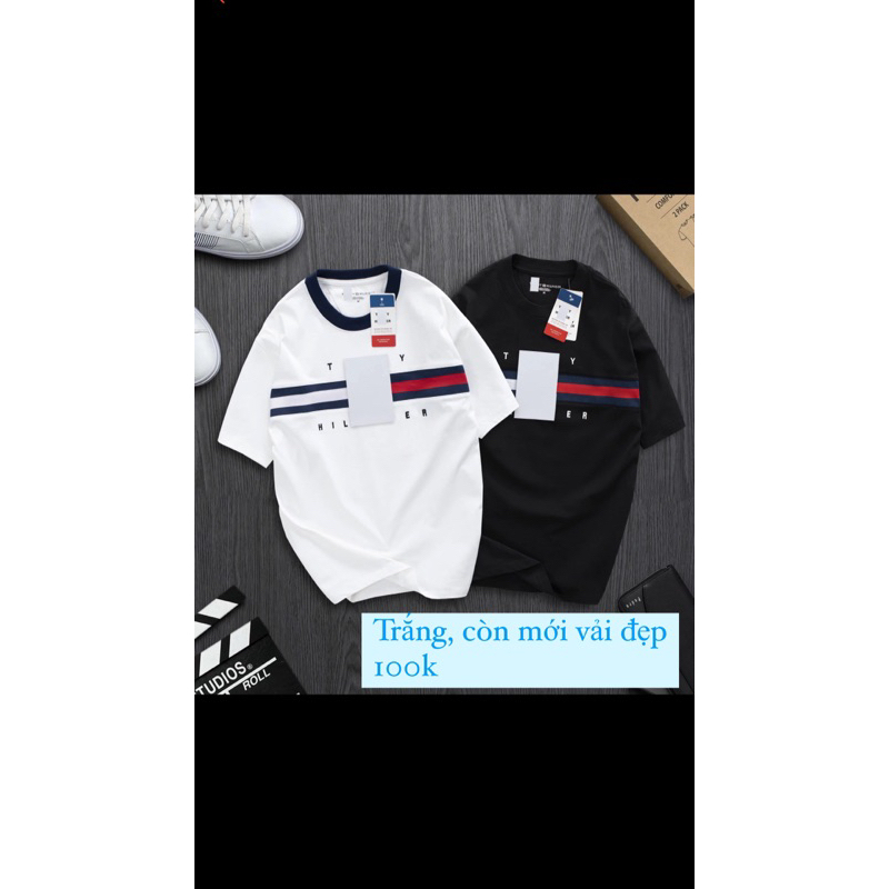 áo tommy trắng l1