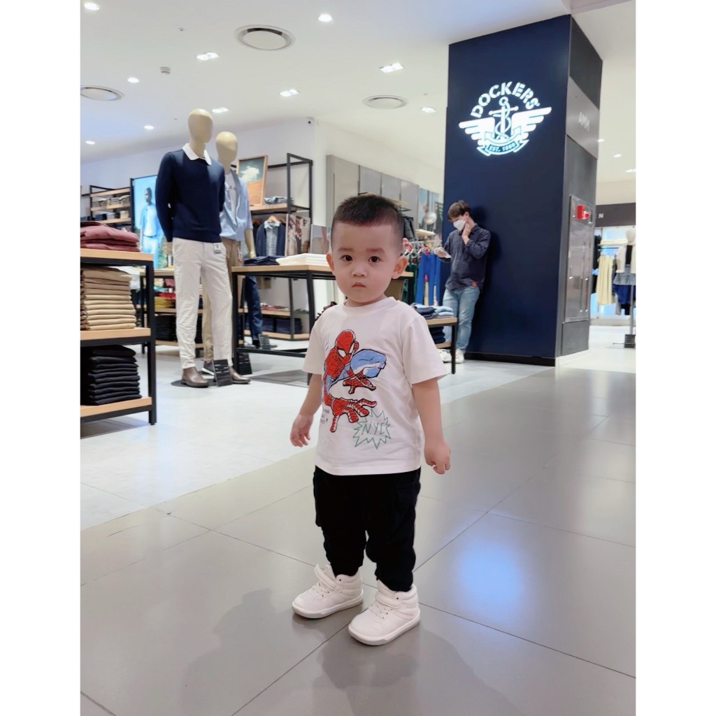 MÃ 665 (SÉT 2 ÁO) ÁO CỘC TAY HÌNH SIÊU NHÂN CHO BÉ TRAI