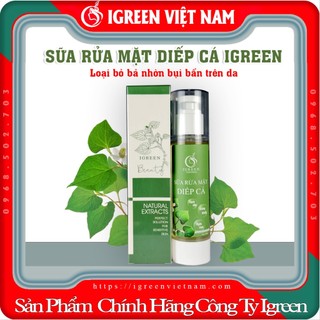Sửa rửa mặt diếp cá giúp cải thiện mụn - giảm thâm - sáng da - phù hợp mọi loại da