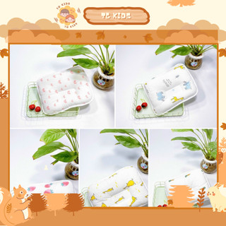 Gối xô muslin , gối lõm cho trẻ sơ sinh sợi tre mềm mịn, thấm hút mồ hôi, gối xô xuất Nhật
