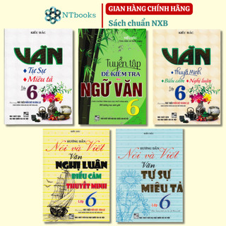 Combo 5 cuốn sách tham khảo ngữ văn lớp 6 - bộ 5 cuốn