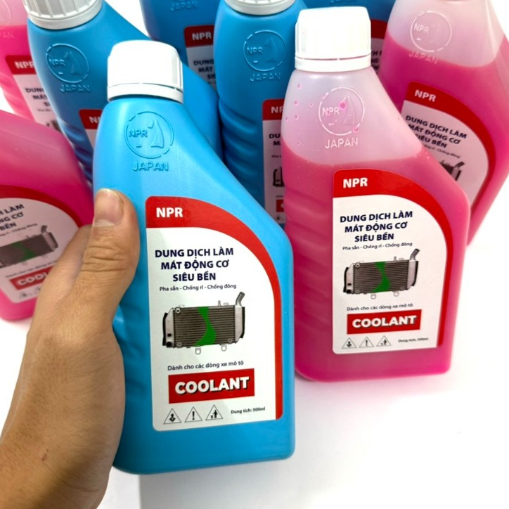Nước làm mát xe máy HonDa - Yamaha, nước mát xe Honda Pre-Mix Coolant hàng Thai chính hãng nhiều kích cỡ khách lựa chon