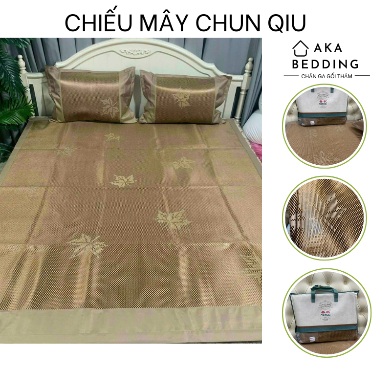 Chiếu mây chunqiu cực thoáng mát phù hợp nằm phòng điều hòa dễ dàng gấp gọn khi đi xa gọn nhẹ và tiện lợi đủ kích thước