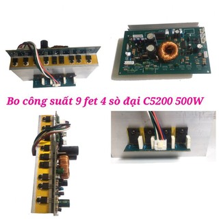 bo công suất lớn 9 fet 4 sò đại dùng độ chế mạch loa kéo