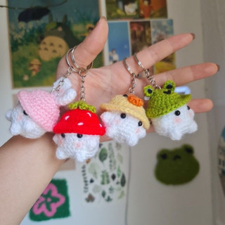 MÓC KHOÁ nấm, móc khoá len hình nấm, móc khoá cute nấm