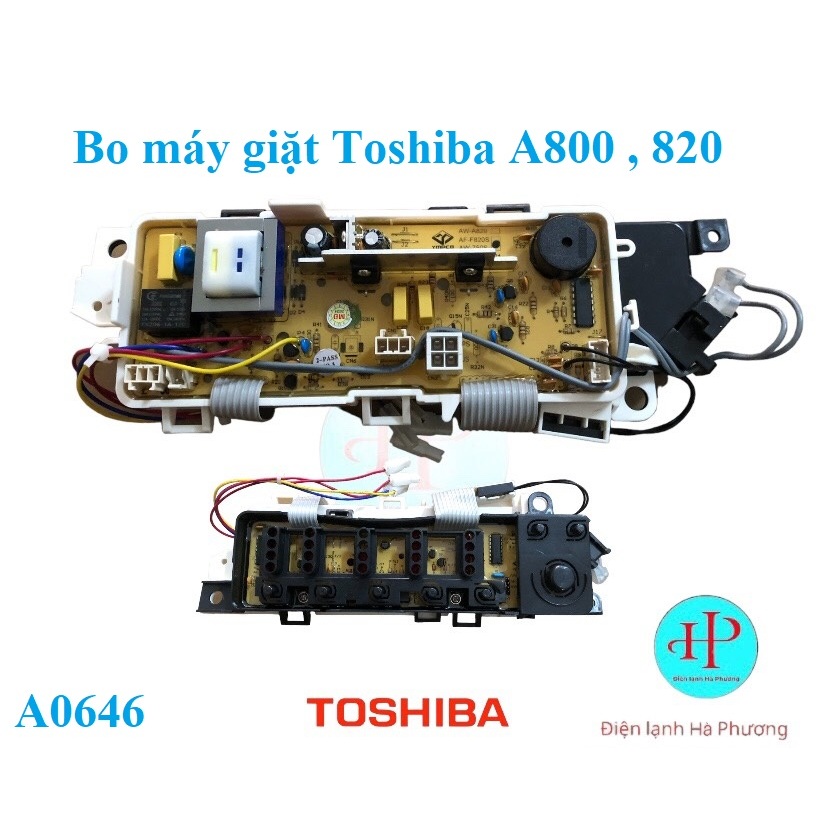 Bo máy giặt Toshiba - Board máy giặt Toshiba AW-A800SV, 820S - Hàng đẹp - F400
