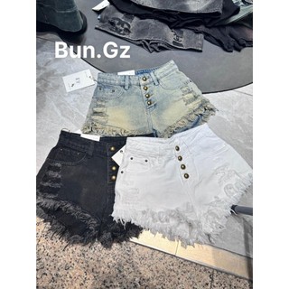 Quần short jean nữ vải denim lưng cao tua rua 4 khuy đồng Phong Cách Cá tính Gợi Cảm QCCC LuciK Shop 9269 QN0016