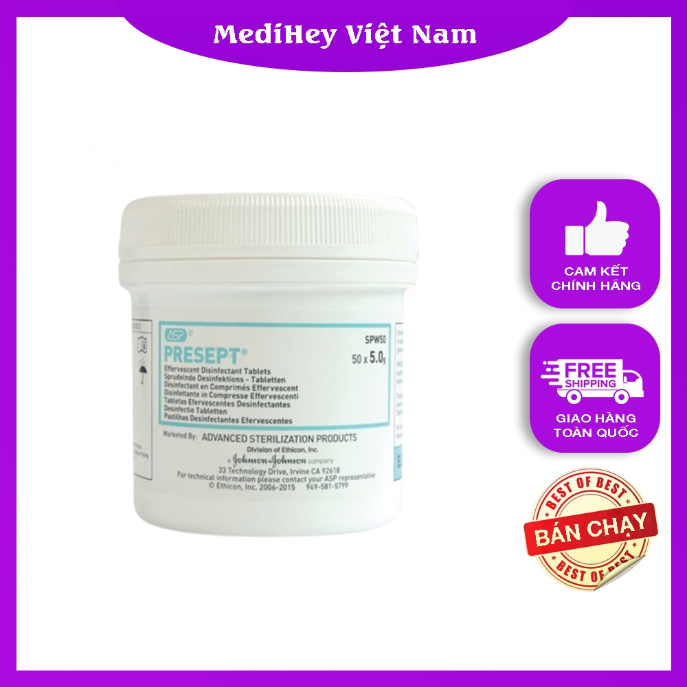 Viên Sát Khuẩn Khử Trùng Presept