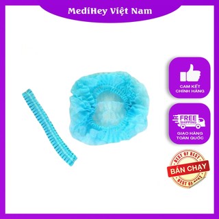Mũ giấy trùm tóc dùng 1 lần túi 100 chiếc