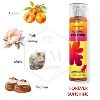 Forever Sunshine - Xịt thơm cơ thể Bath & Body Works Body Mist fullsize