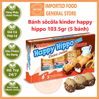 Bánh sôcôla kinder happy hippo 103.5gr