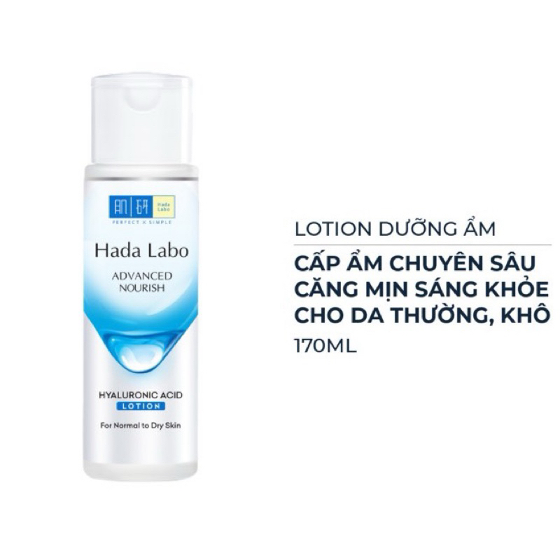 Dung Dịch Hada Labo Dưỡng Ẩm Tối Ưu Da Thường, Khô 170ml