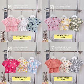 Set 3 bộ cộc tay xuất dư cho bé
