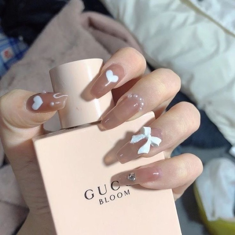 (N53) bống nailbox thiết kế thạch nu Charm nhẹ nhàng