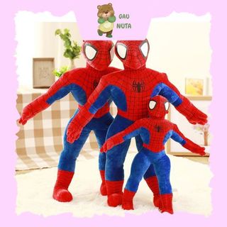Gấu bông - gối ôm siêu nhân người nhện cho bé siêu ngầu