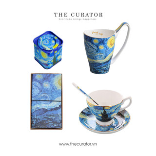 Ly tách, lon trà, sổ tay, quà tặng Đêm Đầy Sao, Starry Night, Van Gogh tặng quà bạn bè, người thân