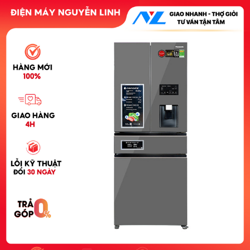 NR-YW590YMMV - GIAO MIỄN PHÍ - Tủ lạnh Panasonic Inverter 540 lít Multi Door PRIME+ Edition NR-YW590