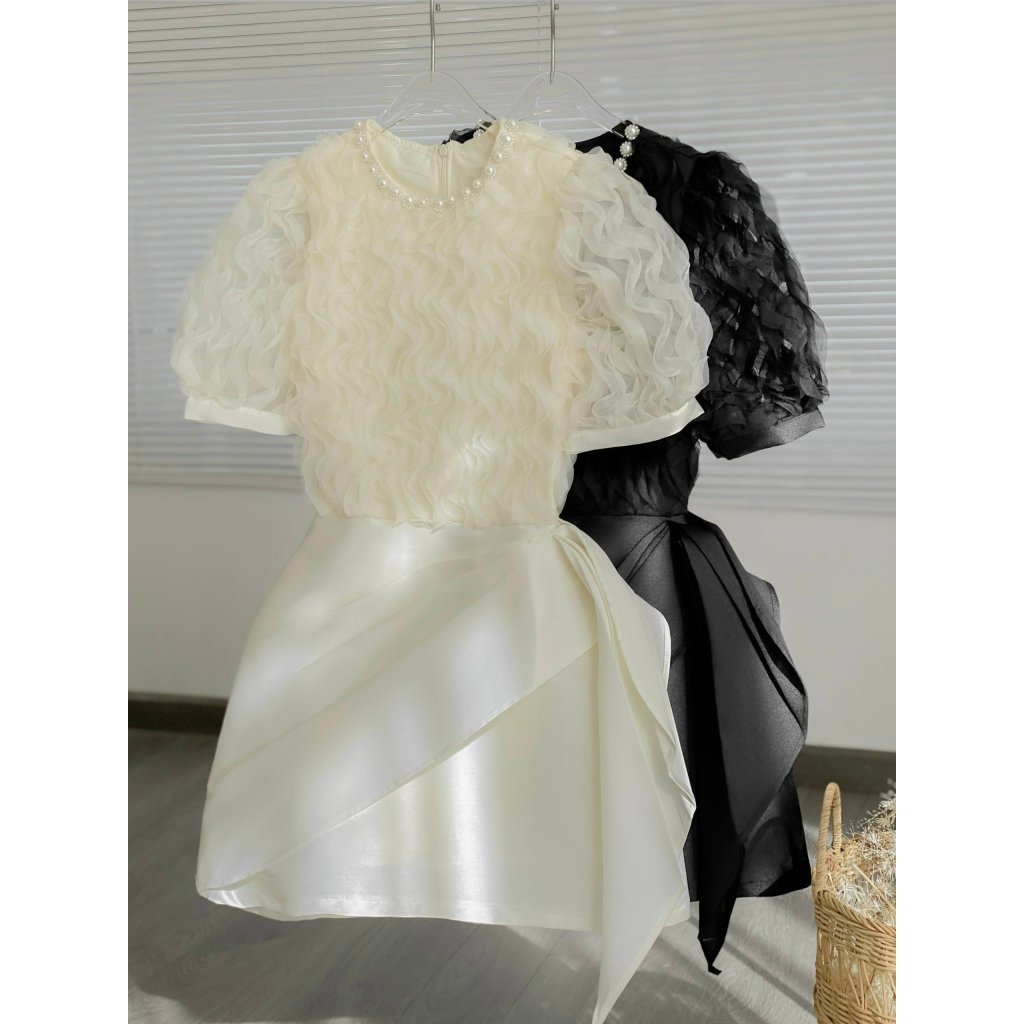 Đầm dự tiệc cổ tròn đính chuỗi sang trọng Stella Dress | BigBuy360 - bigbuy360.vn