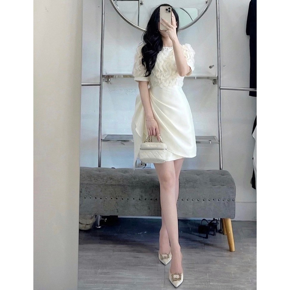 Đầm dự tiệc cổ tròn đính chuỗi sang trọng Stella Dress | BigBuy360 - bigbuy360.vn
