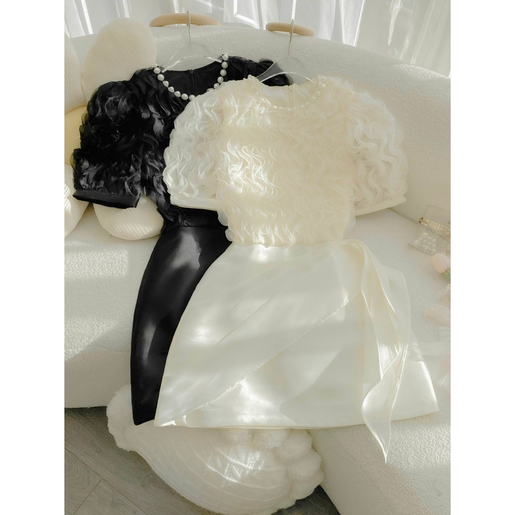 Đầm dự tiệc cổ tròn đính chuỗi sang trọng Stella Dress | BigBuy360 - bigbuy360.vn