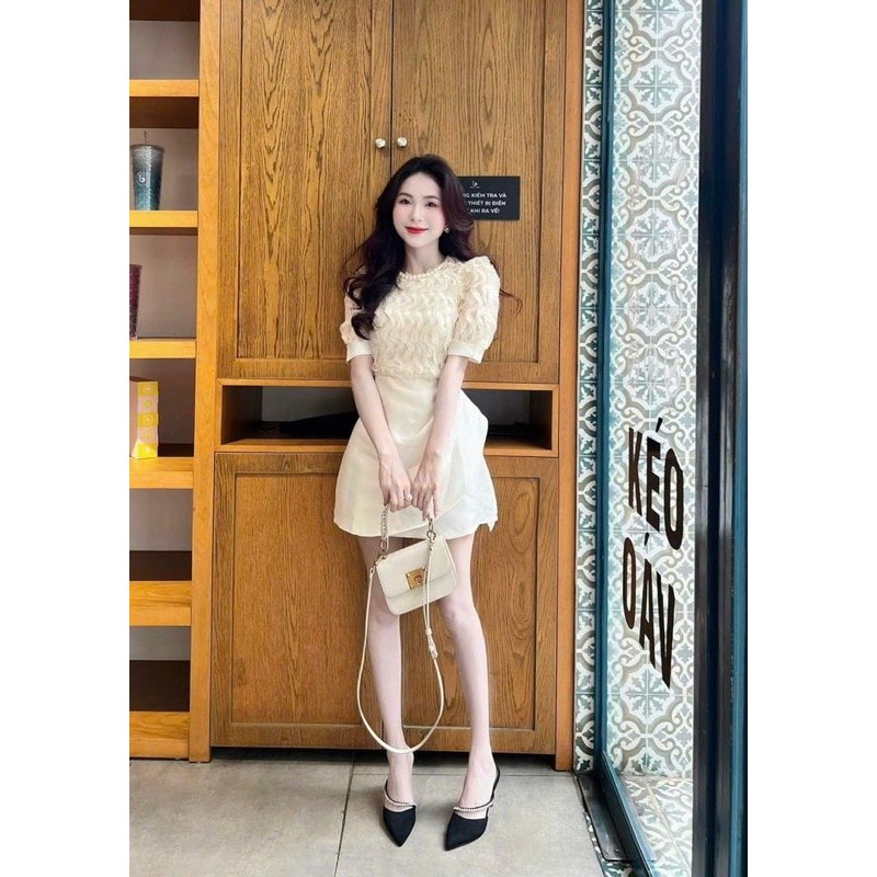 Đầm dự tiệc cổ tròn đính chuỗi sang trọng Stella Dress | BigBuy360 - bigbuy360.vn