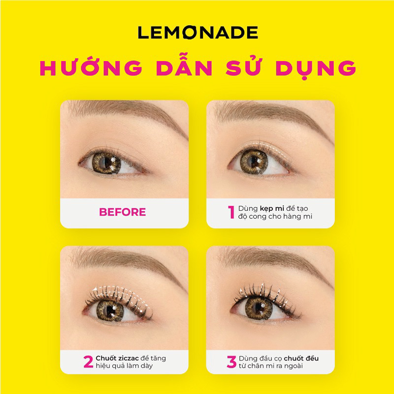 Chuốt mi LEMONADE Super Natural Mascara 7.5g