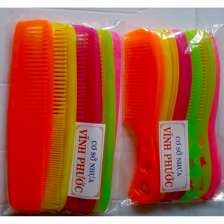 ( Túi 10 cây ) Lược răng nhựa chải tóc giá rẻ - Mẫu 21cm