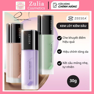  Kem Lót Trang điểm ZEESEA Kem Che Khuyết điểm Lâu Trôi Tự Nhiên 
