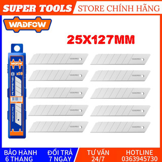 Đồ nghề wadfow bộ 10 lưỡi dao rời 25x127mm wmk1k25