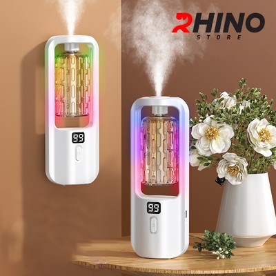 Máy phun sương tinh dầu Rhino H603 tạo ẩm 5 chế độ, tích điện, nhỏ gọn, tích hợp đèn LED