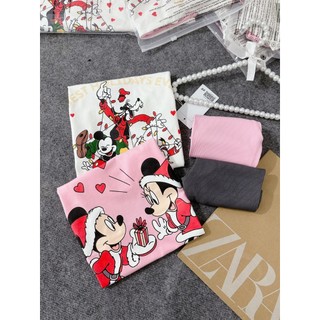 SET 2B MICKEY MŨ TRẮNG HỒNG BG