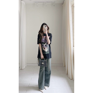 Áo phông hình in 2 mặt oversize chất đẹp Samhyewear