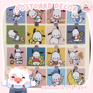 Set ảnh postcard pochacco decor trang trí a5