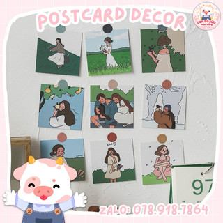SET ẢNH POSTCARD CÔ GÁI DECOR TRANG TRÍ A.1