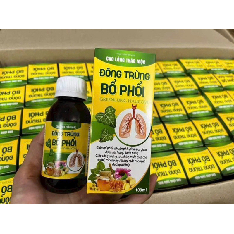 siro ho đông trùng bổ phổi
