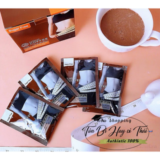 Cà Phê Sữa Giữ Dáng Lansley Thái Lan [ Hộp 10 Gói ] Cafe Coffee