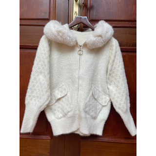 Áo Len cổ lông T79( ảnh shop tự chụp)